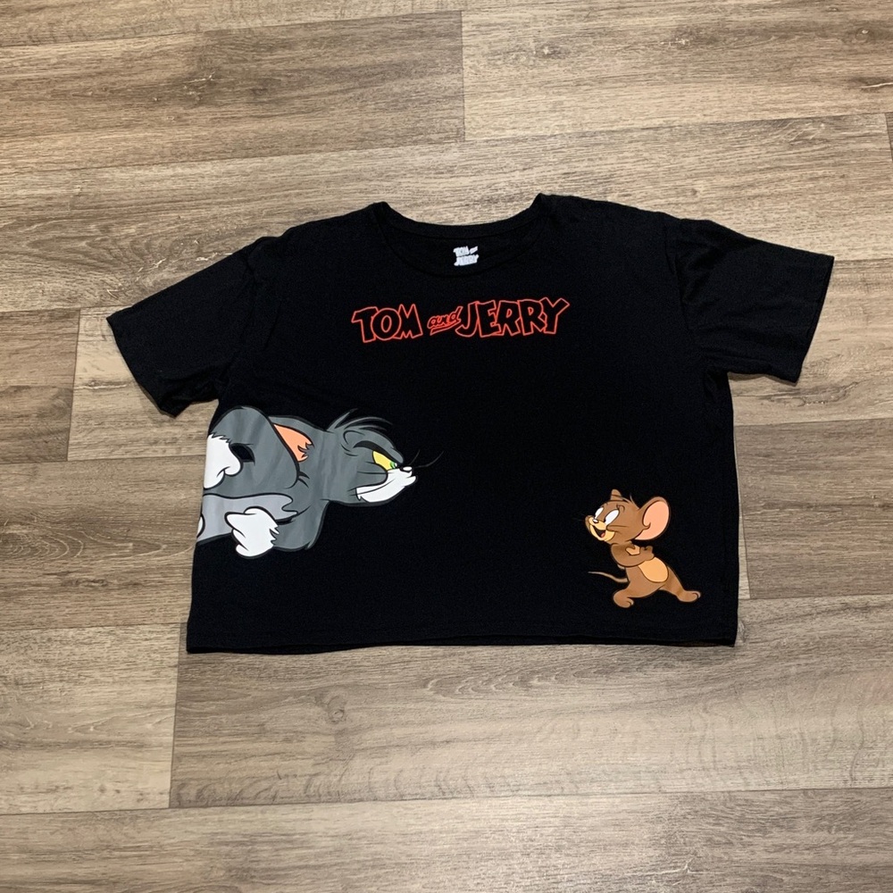 Tom and Jerry Black T-Shirt